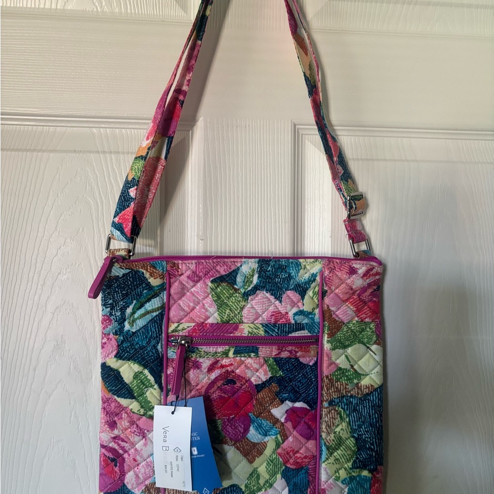 NWT Vera Bradley Hipster Crossbody bag in Superbloom pattern - Picture 10 of 11